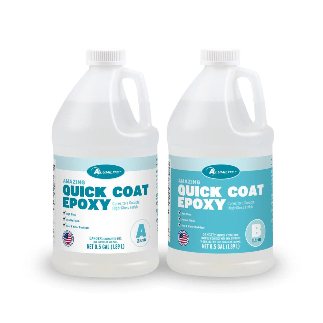 Amazing Quick Coat 1 Gallon Kit - (0.5 gallon each; side A and side B)